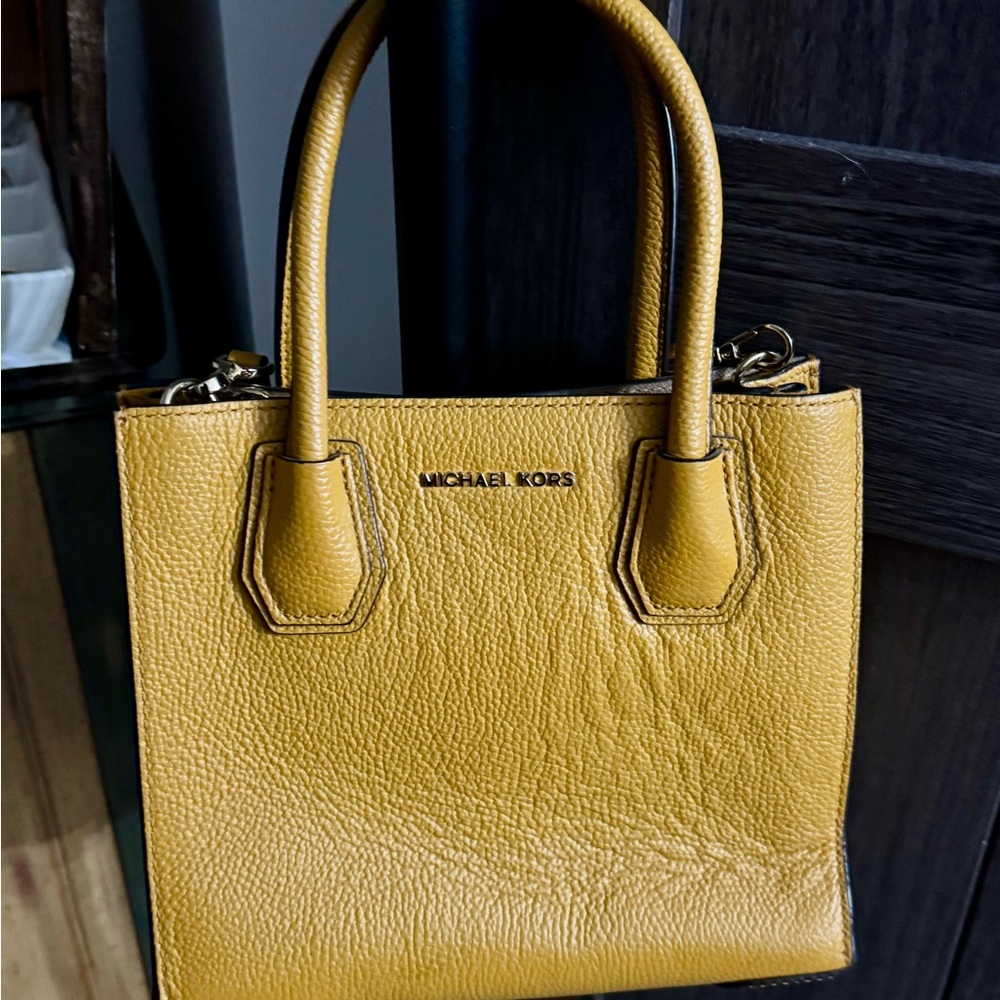 Michael Kors Mustard Leather Tote